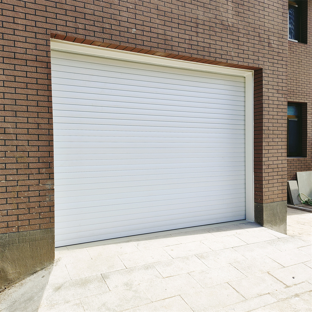 别墅自动车库门定制 防盗电动卷帘门 铝合金自动门厂家定制