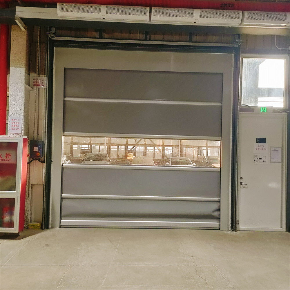 欧美盾门业 工业甲级钢质复合平开防火卷帘门 车间门车库厂房