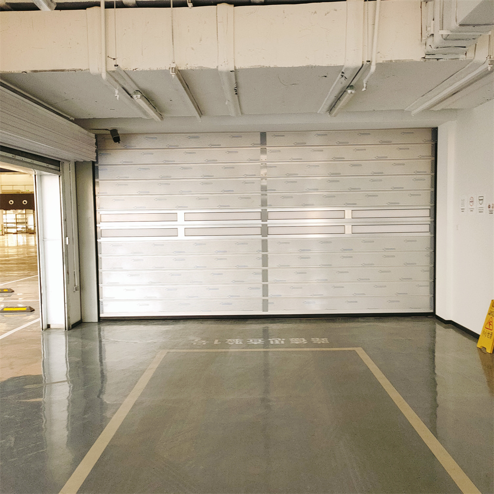 别墅翻板车库门铝合金车库滑升卷帘卷闸门电动遥控工业提升门定制