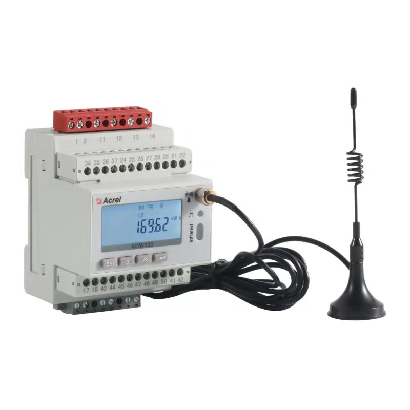 安科瑞无线计量电表ADW300 485/NB/4G/Lora/通讯可以选远程电表
