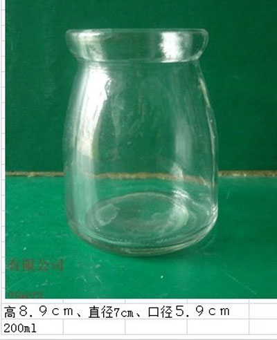 布丁瓶200ml--玻璃瓶定制批发