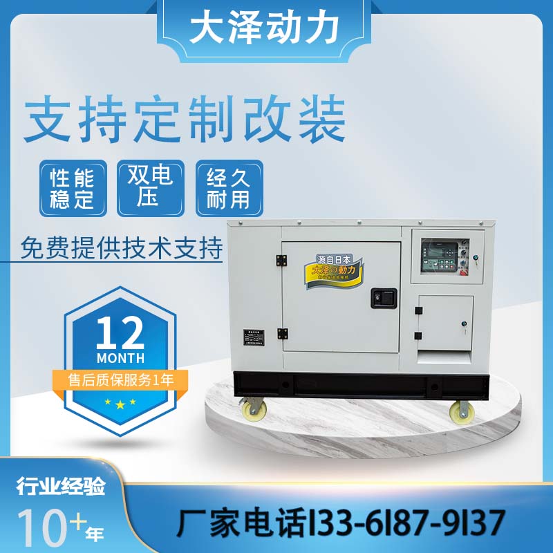 20kw柴油发电机TO22000ET 大泽动力/上海欧鲍 欢迎咨询