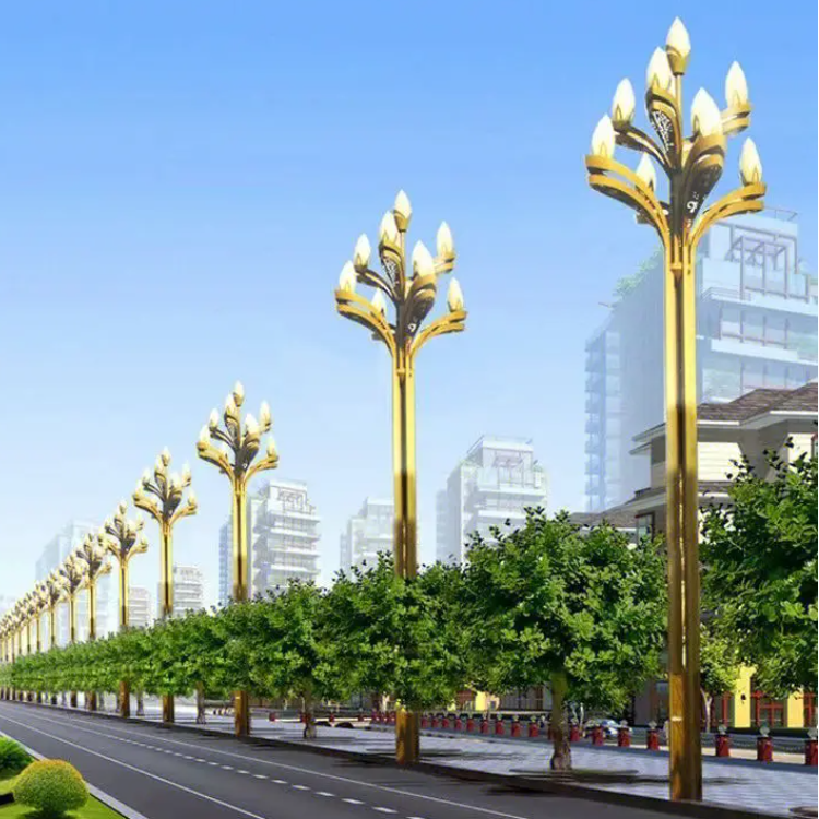 市政道路高杆玉兰灯 道路LED灯 厂家销售