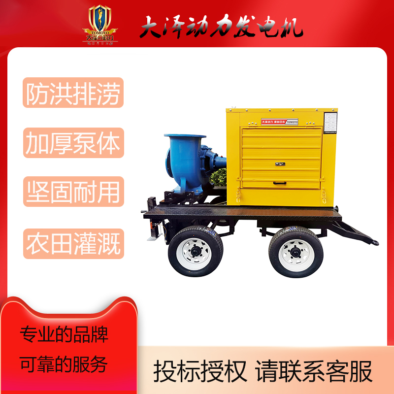大泽动力防汛柴油水泵市政排污防洪抗旱抢险