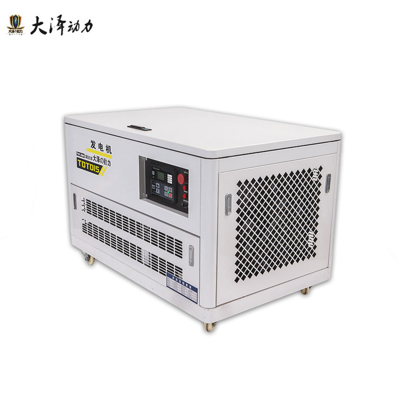 大泽动力15KW低噪音汽油发电机