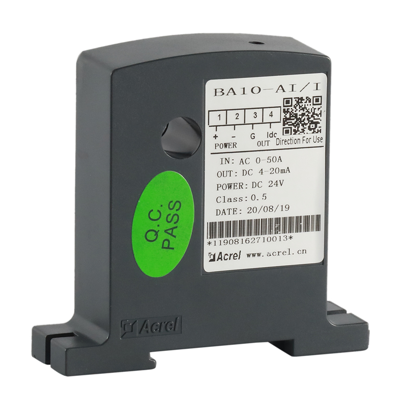 安科瑞BA05-AI/I电流变送器交流电流传感器输出4-20ma 电源DC24V