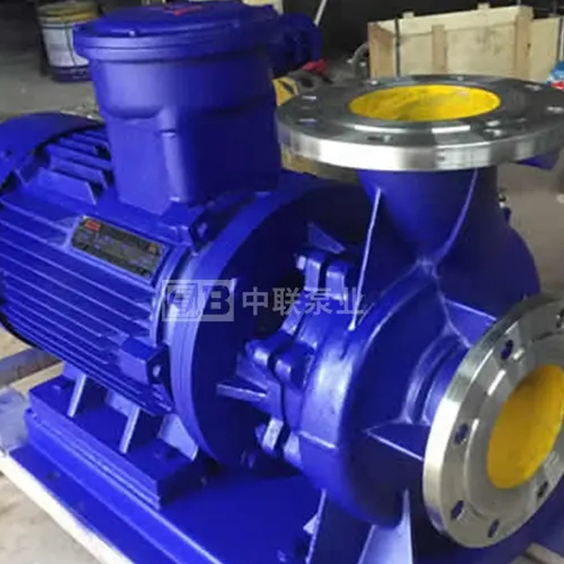 ISWH型卧式防爆不锈钢管道泵