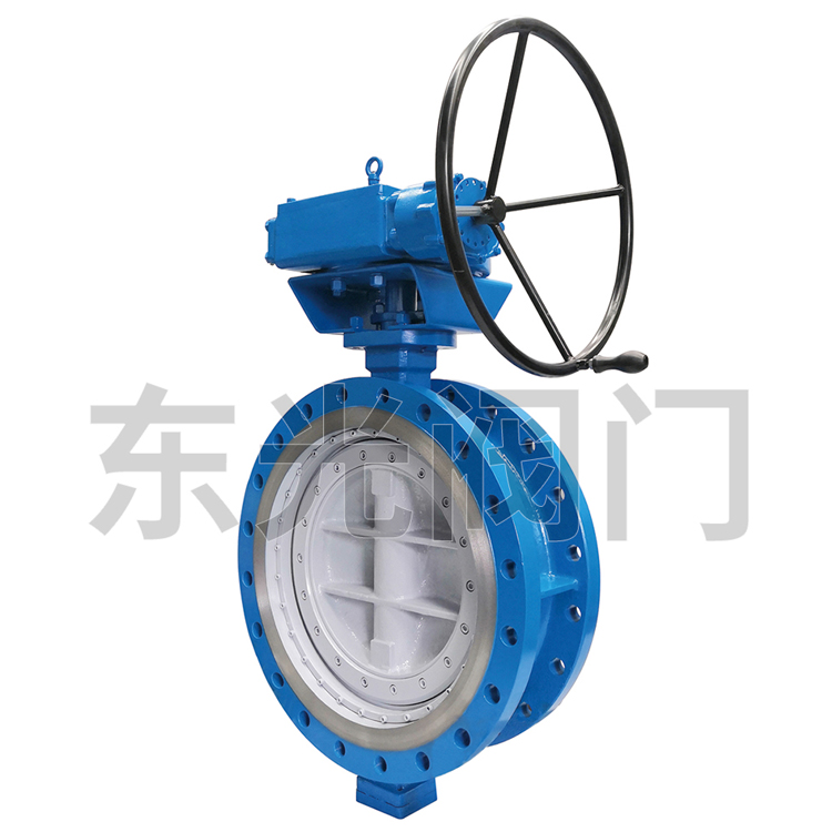 东光阀门 双向压蝶阀 法兰金属密封三偏心 硬碰硬硬密封蝶阀