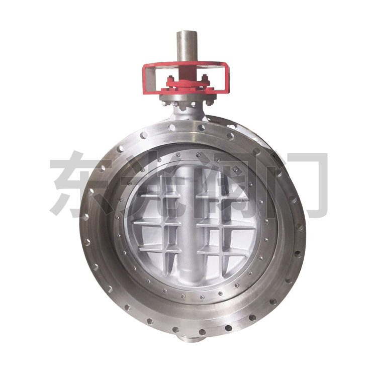 东光阀门 五偏心全金属蝶阀 法兰硬密封蝶阀 气动电动