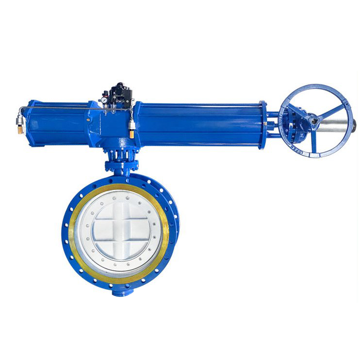 东光阀门 气动蝶阀 大口径气缸通风蝶阀 气动硬密封蝶阀