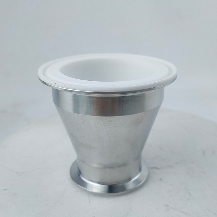 衬氟快装卡盘接头 卫生级不锈钢内衬PTFE/PFA管件