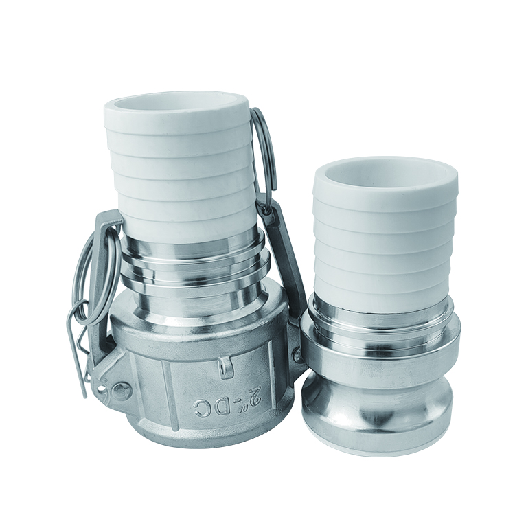 PTFE/PFA衬氟模压接头 卫生级衬氟法兰快装接头 衬氟管件