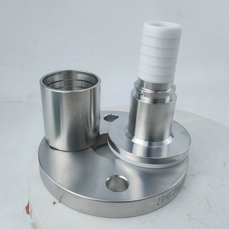 衬四氟皮管扣压接头 PTFE/PFA管尾快装接头 衬氟管件