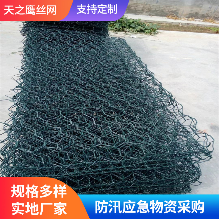 包塑石笼网 镀锌钢丝格宾网 丝径2.5mm雷诺护垫 8号防汛铅丝网片