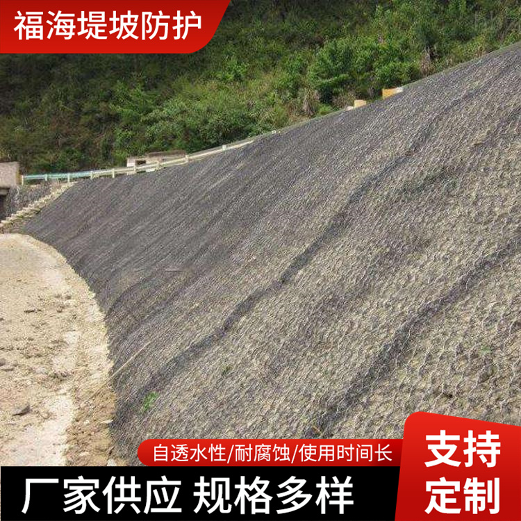 六边形双绞合麦克垫 河道护坡生态绿化加筋麦克垫 矿山复绿绿化垫