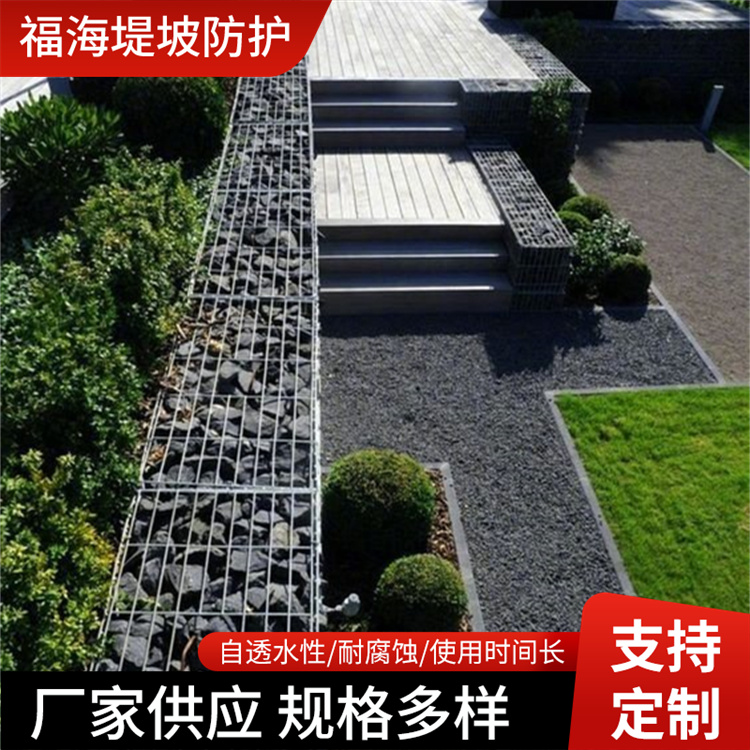 电焊石笼网 防洪固土河道挡土墙 钢丝焊接笼子防汛应急折叠网箱