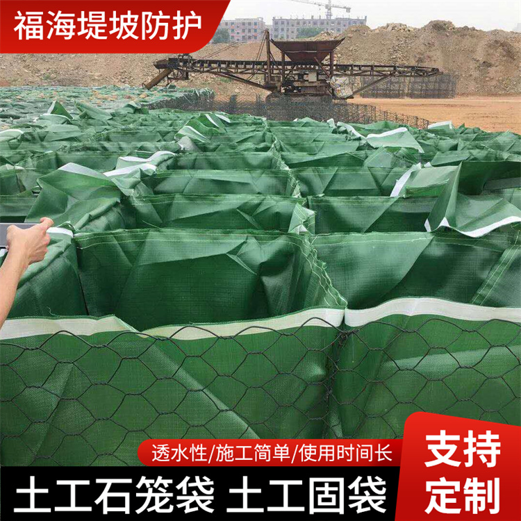 河道治理护坡绿化生态袋pet聚酯袋 防汛格拉威袋涤纶土工石笼袋