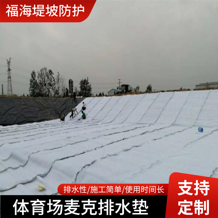 w型波形排水垫复合排水垫w1061足球场基层垫减震垫m型麦