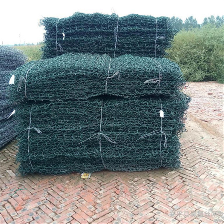 蜂巢格网 双绞合绿滨垫 80*100固滨笼 提防防护工程石笼网