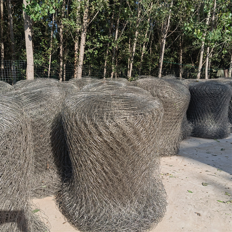 合金网兜石笼 载重1.2吨钢丝绳吊网 防汛应急格宾石笼网箱