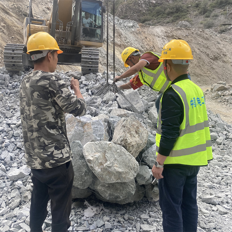 禹堤 丝径1.1mm合金网兜 手编石笼网兜 填海抛石钢丝网兜