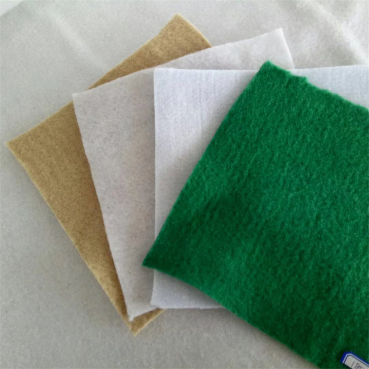 白色聚酯无纺长丝土工布 道路养护保温透水土工布 针刺无纺布