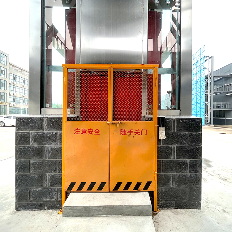 井道施工电梯图片