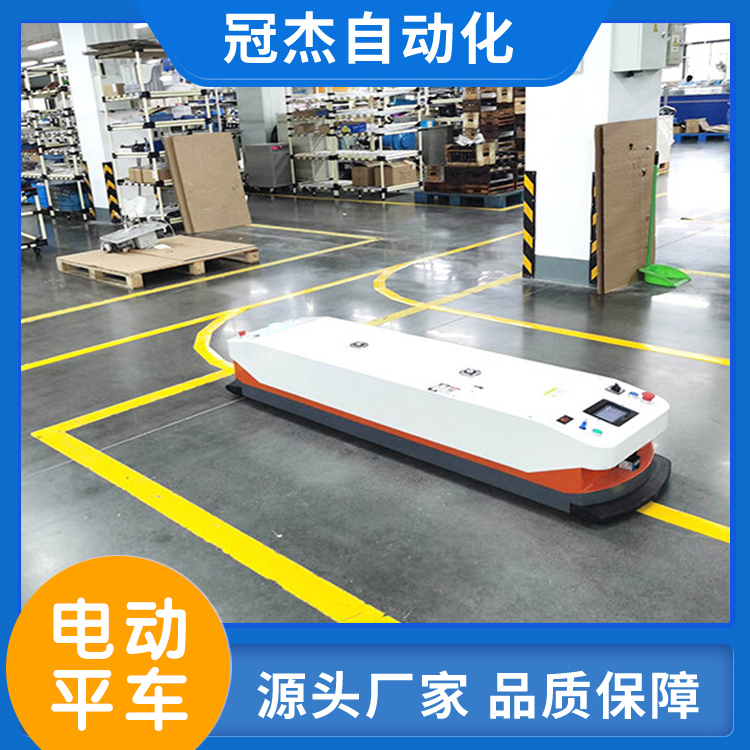 重载AGV激光导航牵引式电动平车 自动定位 锂电池供电