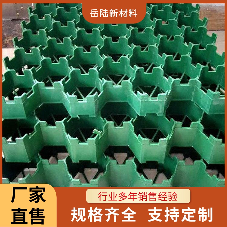 岳陆 HDPE花口平口停车场用植草格 耐压耐磨 支持定制