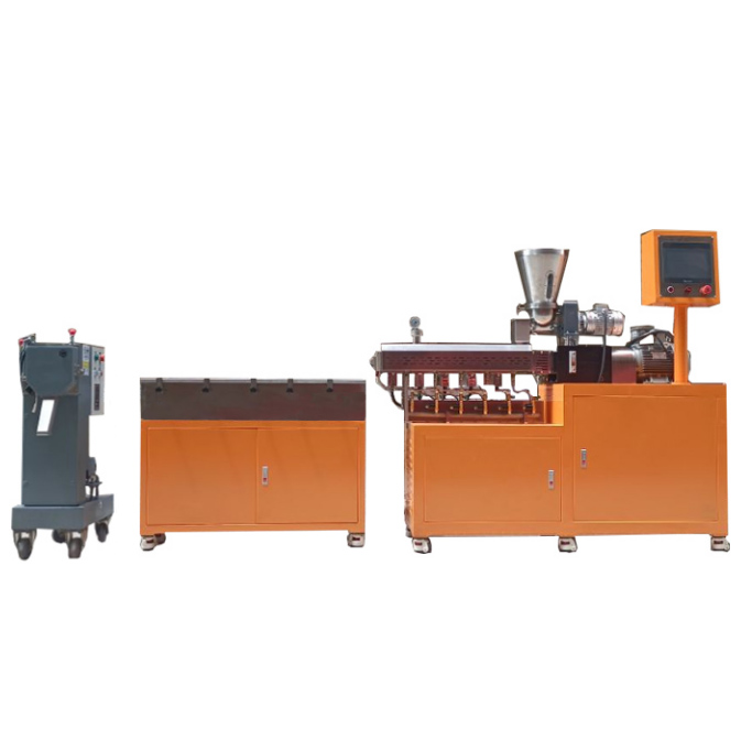 众诚小型双螺杆造粒机 20型螺杆挤出机 小型切粒机 厂家直销