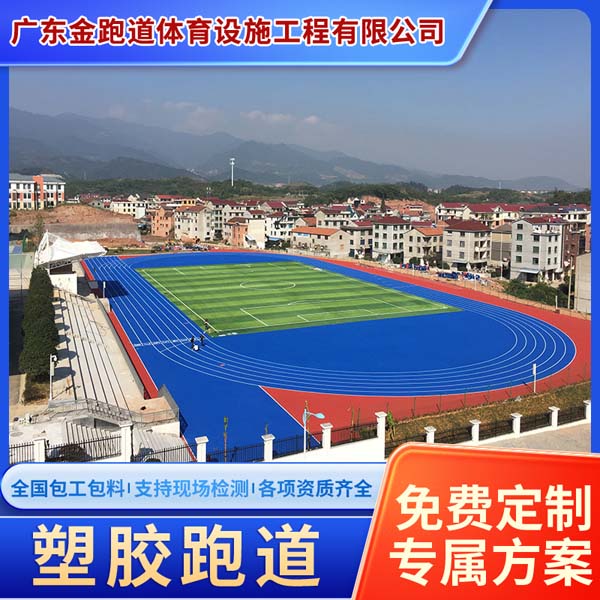 塑胶跑道生产厂家公司定制各类颜色跑道包施工