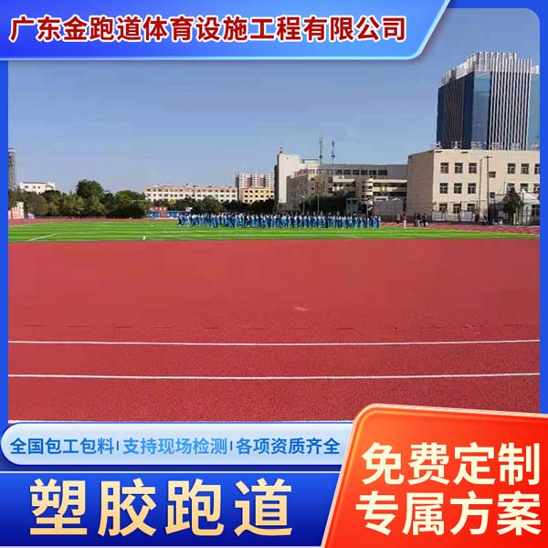 专业塑胶跑道建设工程跑道 生产施工厂家 渗水性好使用时间长