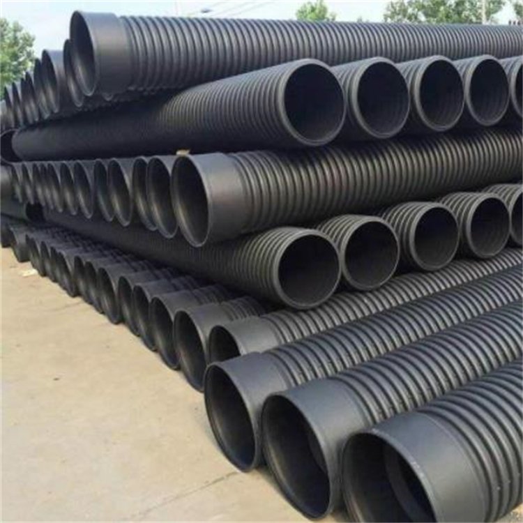 隧道排水管 160pe双壁波纹管 单壁波纹 DN110mm 地下排污管
