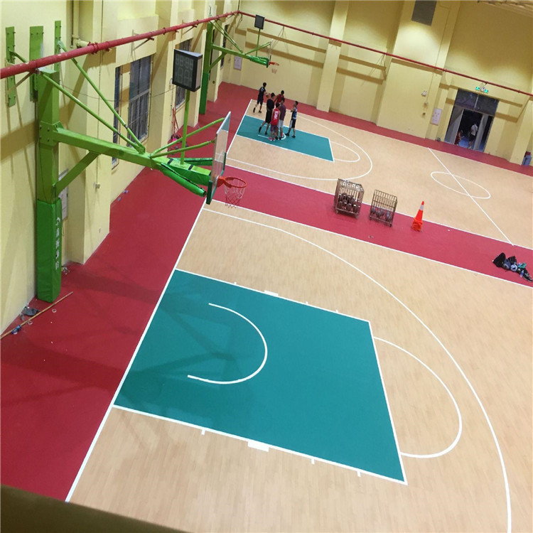 舞蹈室运动地板健身房篮球馆地胶