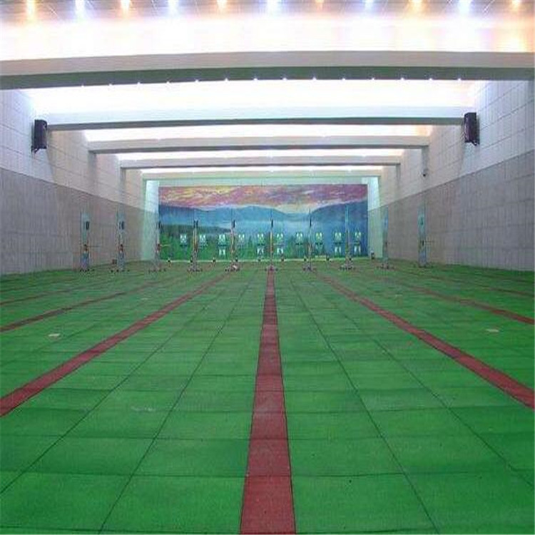 靶场橡胶砖 橡胶地砖