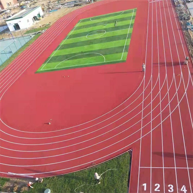 体育场塑胶跑道 新国标塑胶跑道