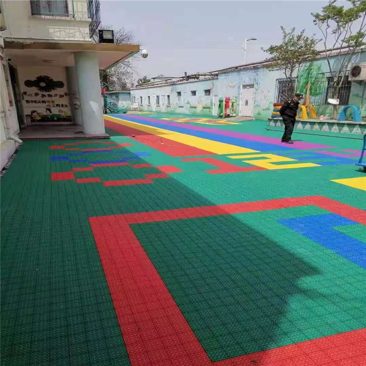 篮球场悬浮地板快速拼接地板
