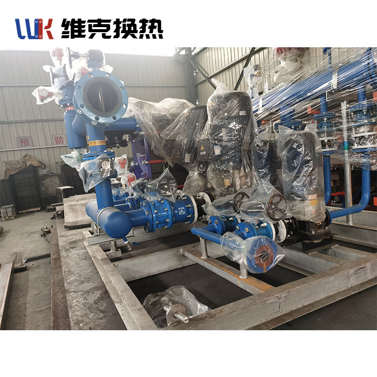 可拆不锈钢板式换热机组 农村供暖换热设备 管壳式换热器换热站