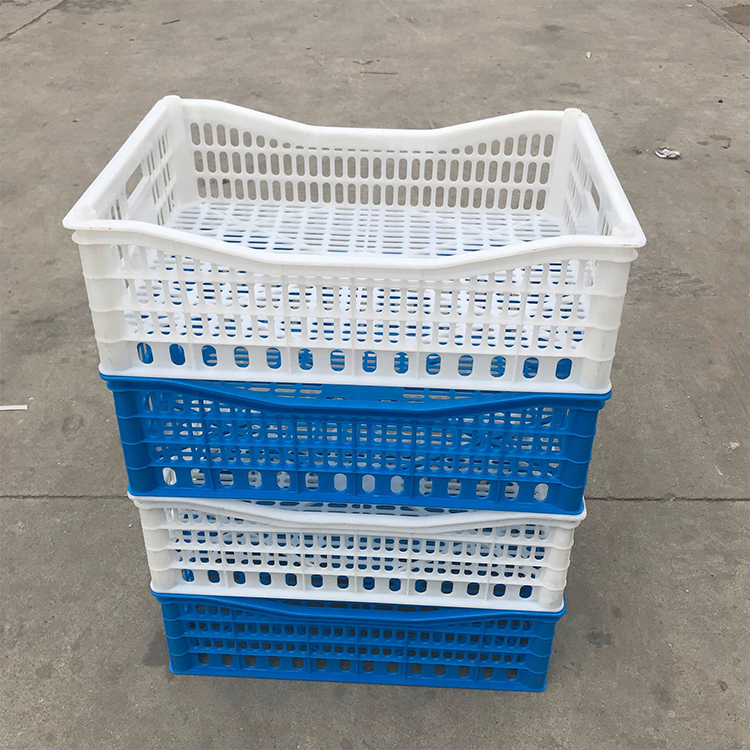 水果搬运筐 塑料葡萄筐 收纳周转箱 既可套叠也可堆高