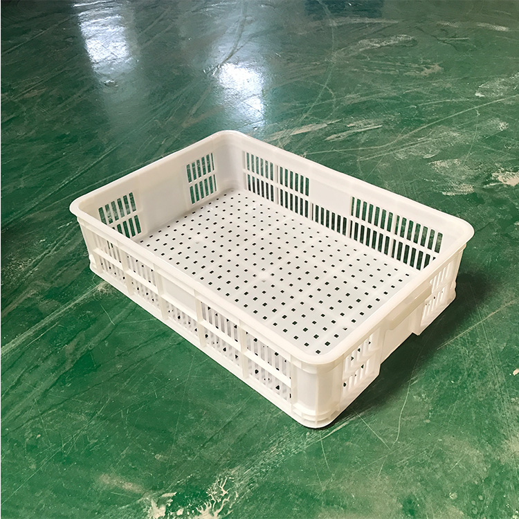 加厚蔬菜塑料框 周转框水果镂空箩商用收纳胶箩大号镂空周转筐