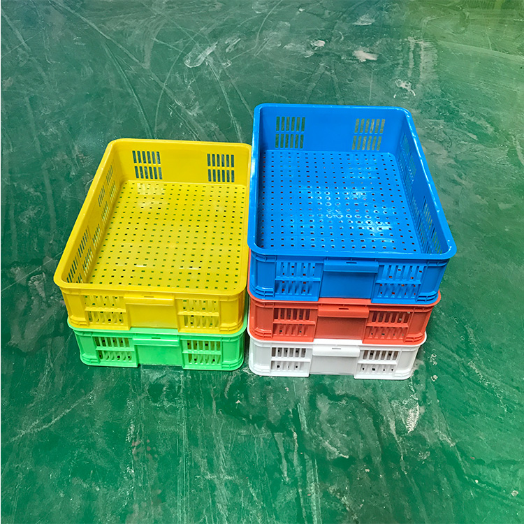 好牧人 全新HDPE生鲜食品水果蔬塑料框 塑料周转框 可印字
