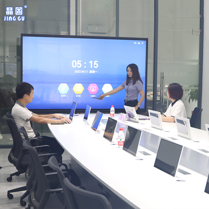 晶固75/86/98交互式会议触摸一体机内置双系统教学视频会议平板电视