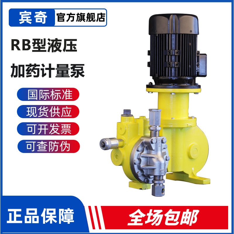 CNP加药泵RB型液压隔膜计量泵不锈钢泵PVC泵等多材质电动泵