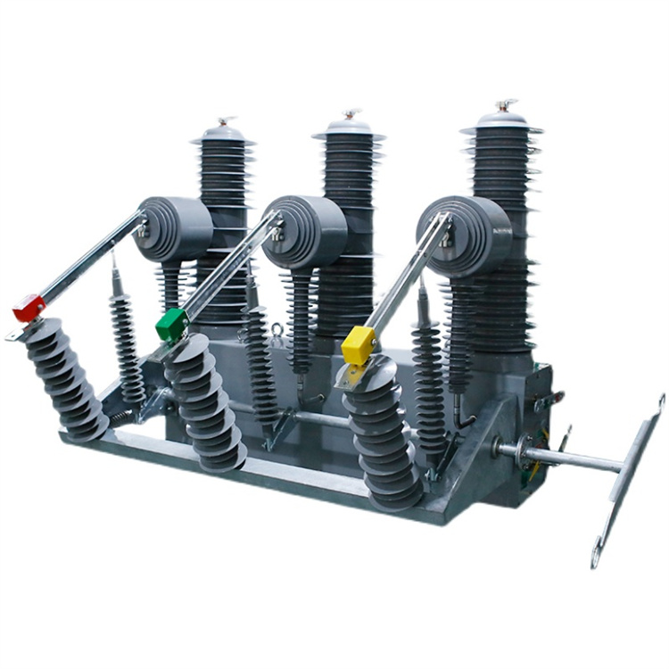 ZW32-40.5 高压真空断路器35KV手动带隔离刀看门狗户外柱上开关