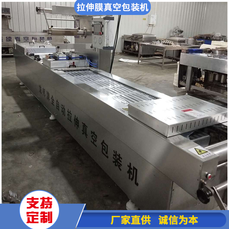 牛肉干拉伸膜真空包装机 预制菜真空封口机 全自动食品包装机械