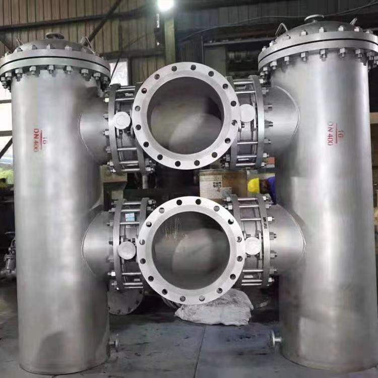 不锈钢 双联过滤器  双联切换双桶过滤器 鸿信