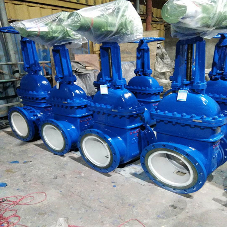 优质供应 气动陶瓷耐磨双插板阀 Z644TC 双闸板闸阀