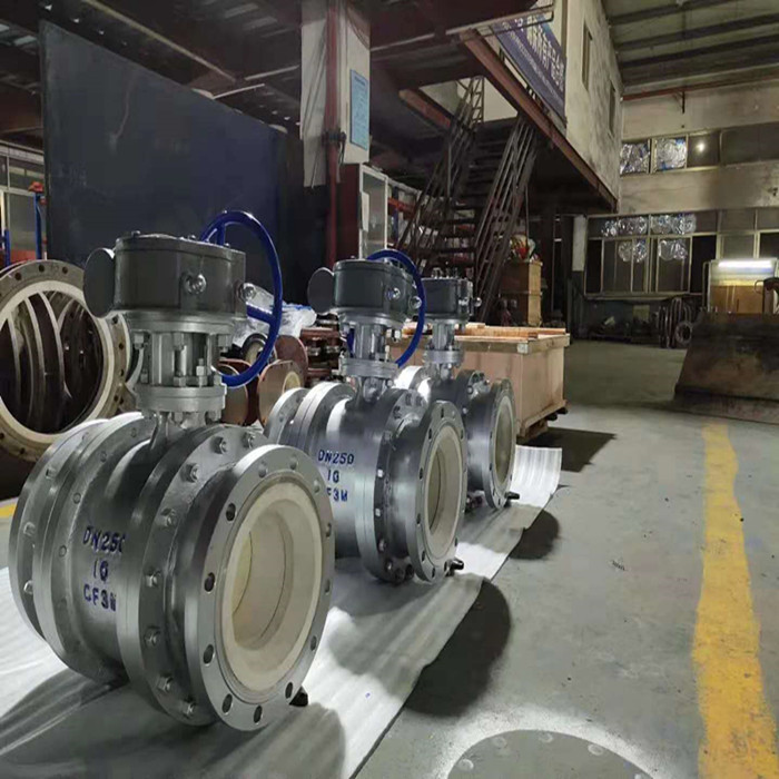 BV2F双法兰陶瓷阀门 采用重力浇铸而成