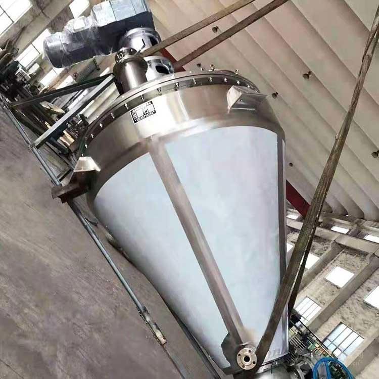单锥螺带真空干燥机 内加热搅拌设备 有机肥料烘干机