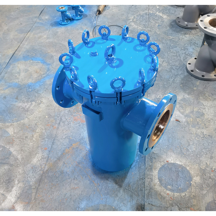 蓝式除污器 快开过滤器 全自动水处理 优质货源 鸿信